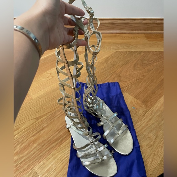 Stuart Weitzman Gladiator Sandals size 8.5 - Picture 5 of 5